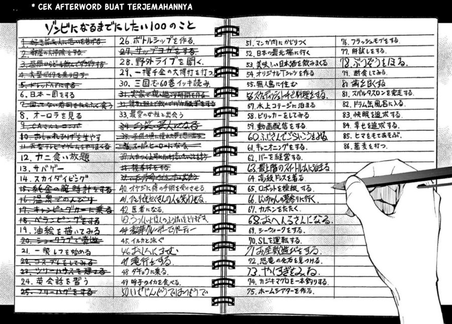 Zombie 100 ~Zombie ni Naru Made ni Shitai 100 no Koto~